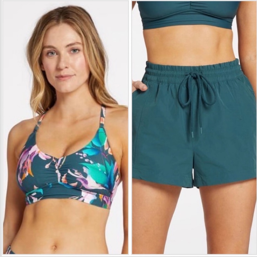 Calia Bikini Top & Boardshorts Set
